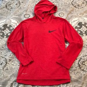 Nike dri fit hooded tshirt